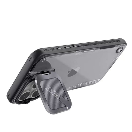 Funda para Apple iPhone 16 Pro, Nillkin, Iceblade Prop (sin recorte para cámara), Negra