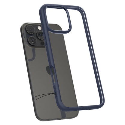 Funda para Apple iPhone 16 Pro, Spigen, Ultra Hybrid, Azul Marino ACS08126