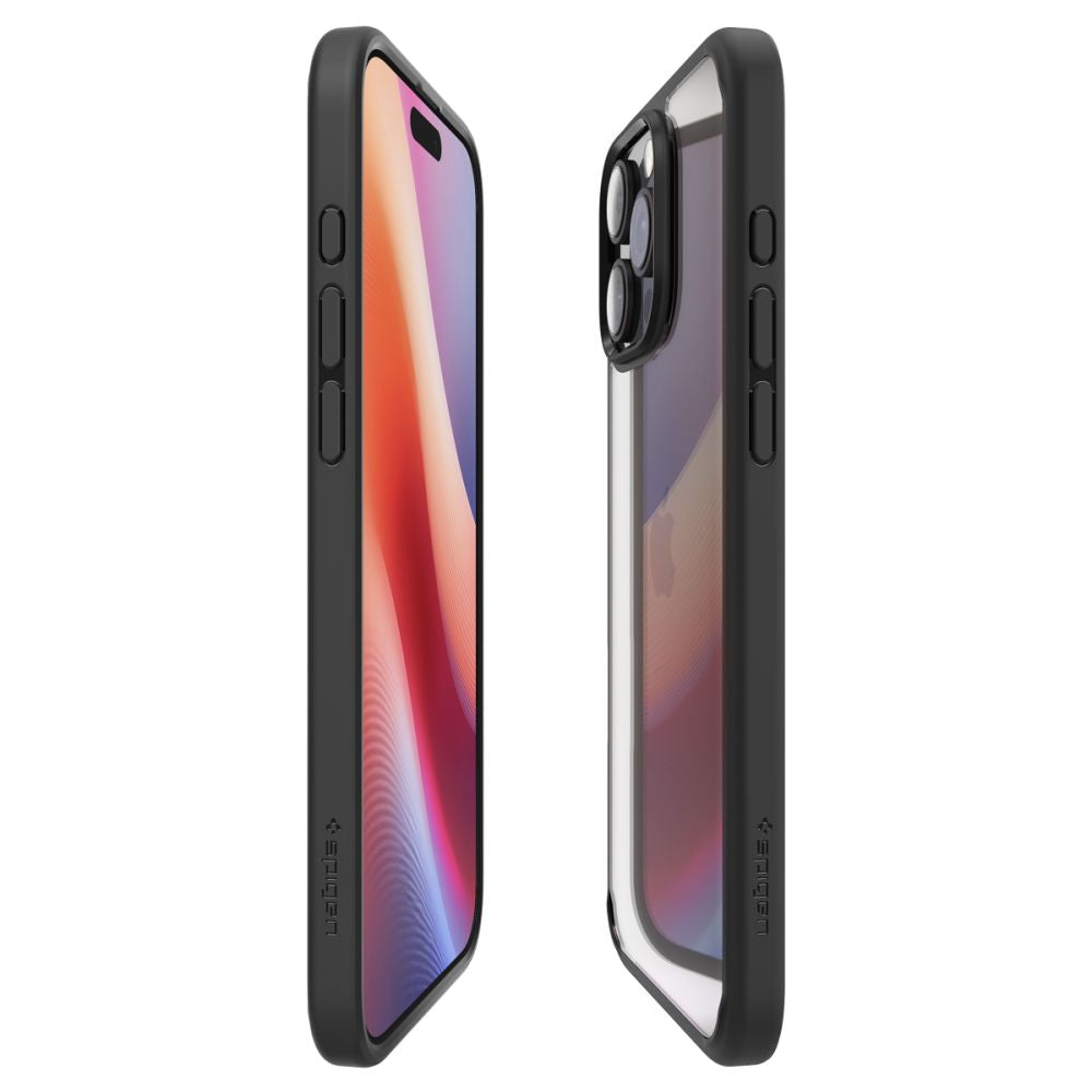 Funda para Apple iPhone 16 Pro, Spigen, Ultra Hybrid, Negra Mate