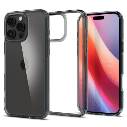 Funda para Apple iPhone 16 Pro, Spigen, Ultra Hybrid, Ahumada ACS08123