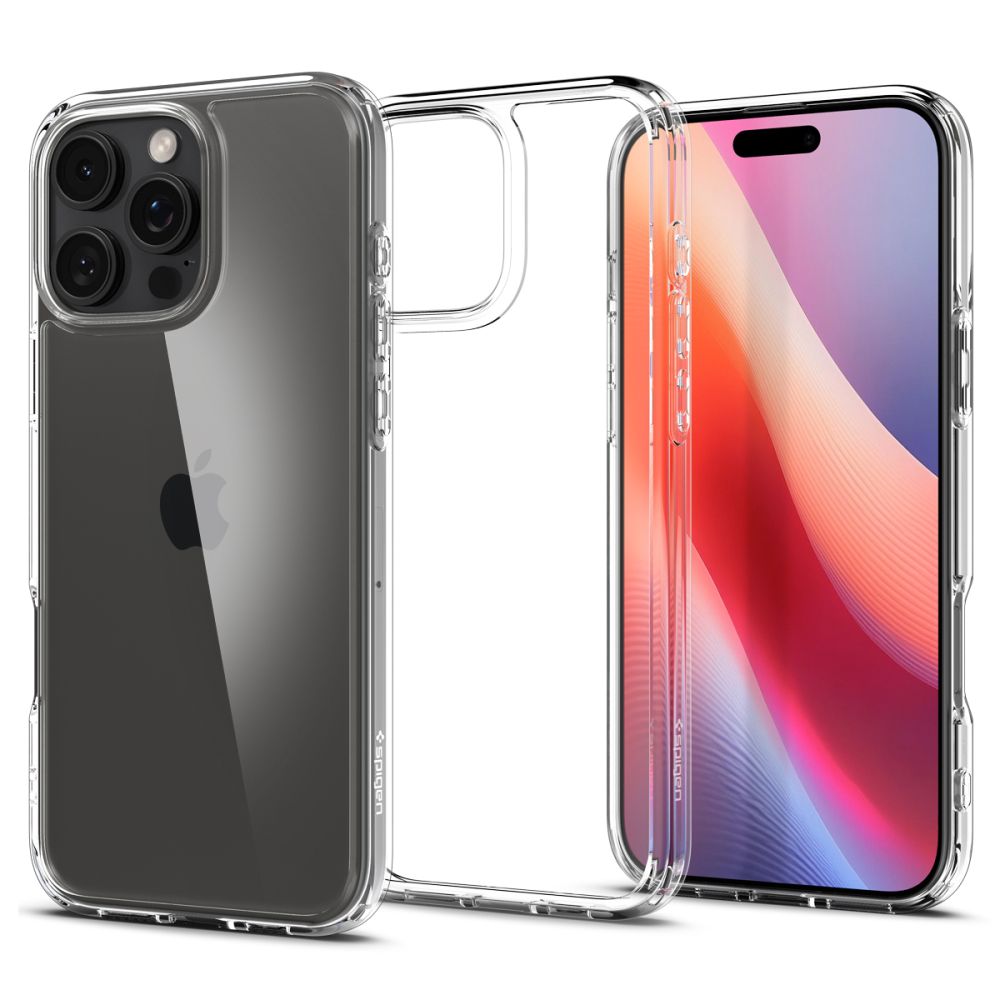 Funda para Apple iPhone 16 Pro, Spigen, Ultra Hybrid, Transparente ACS08121