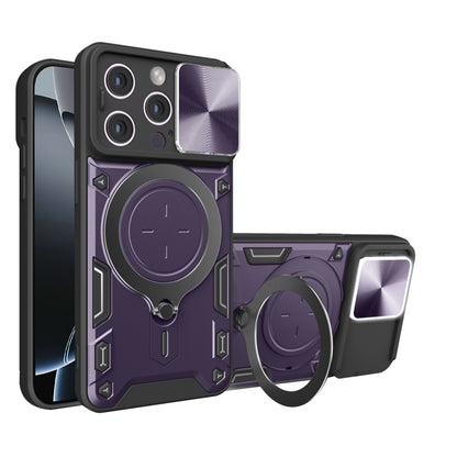 Funda para Apple iPhone 16 Pro, Techsuit, CamGuard Pro, Morado