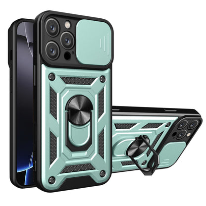 Funda para Apple iPhone 16 Pro, Techsuit, CamShield, Verde