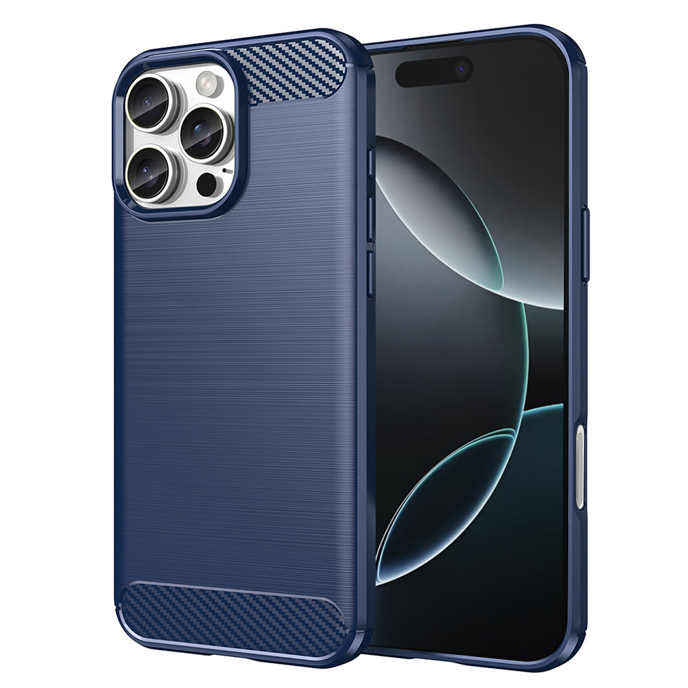 Funda para Apple iPhone 16 Pro, Techsuit, Carbono, Azul