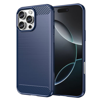 Funda para Apple iPhone 16 Pro, Techsuit, Carbono, Azul