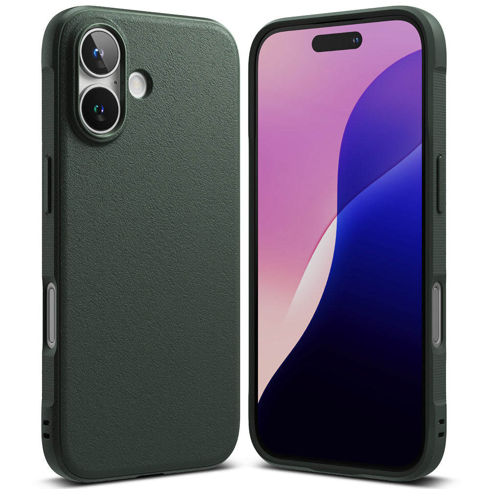 Funda para Apple iPhone 16, Ringke, Onyx, Verde Oscuro