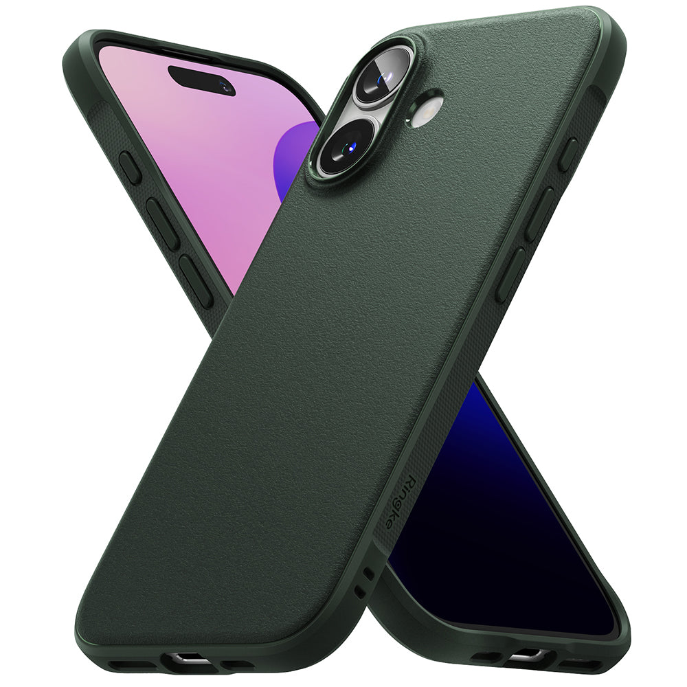 Funda para Apple iPhone 16, Ringke, Onyx, Verde Oscuro