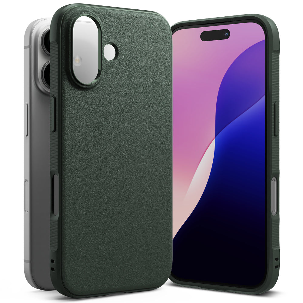 Funda para Apple iPhone 16, Ringke, Onyx, Verde Oscuro