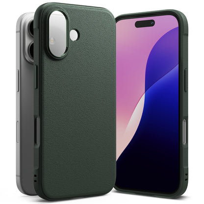 Funda para Apple iPhone 16, Ringke, Onyx, Verde Oscuro