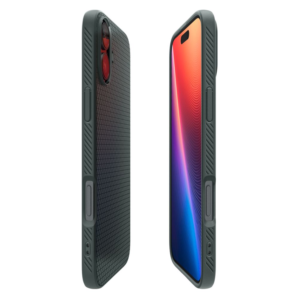 Funda para Apple iPhone 16, Spigen, Liquid Air, Verde