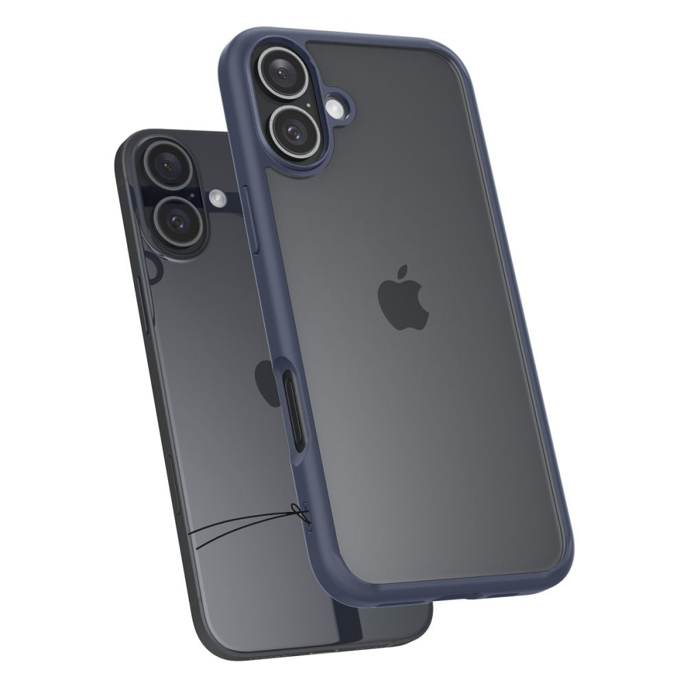 Funda para Apple iPhone 16, Spigen, Ultra Hybrid, Azul Marino