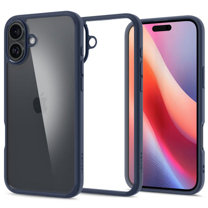Funda para Apple iPhone 16, Spigen, Ultra Hybrid, Azul Marino