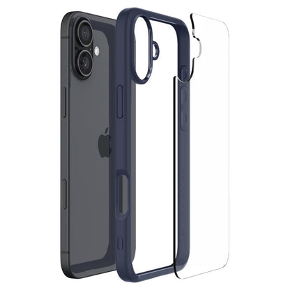 Funda para Apple iPhone 16, Spigen, Ultra Hybrid, Azul Marino