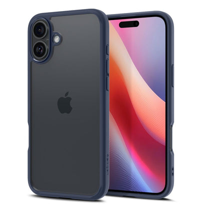 Funda para Apple iPhone 16, Spigen, Ultra Hybrid, Azul Marino