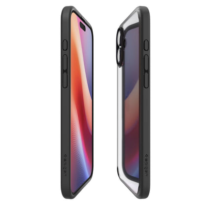 Case for Apple iPhone 16, Spigen, Ultra Hybrid, Matte Black ACS08201