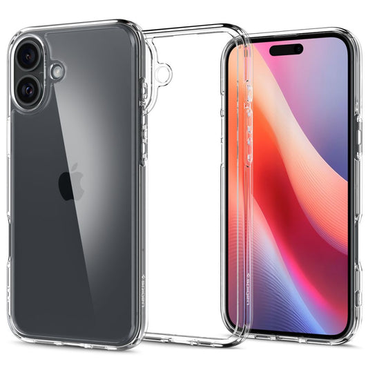 Funda para Apple iPhone 16, Spigen, Ultra Hybrid, Transparente