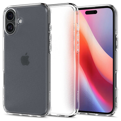 Funda para Apple iPhone 16, Spigen, Ultra Hybrid, Transparencia Satinada