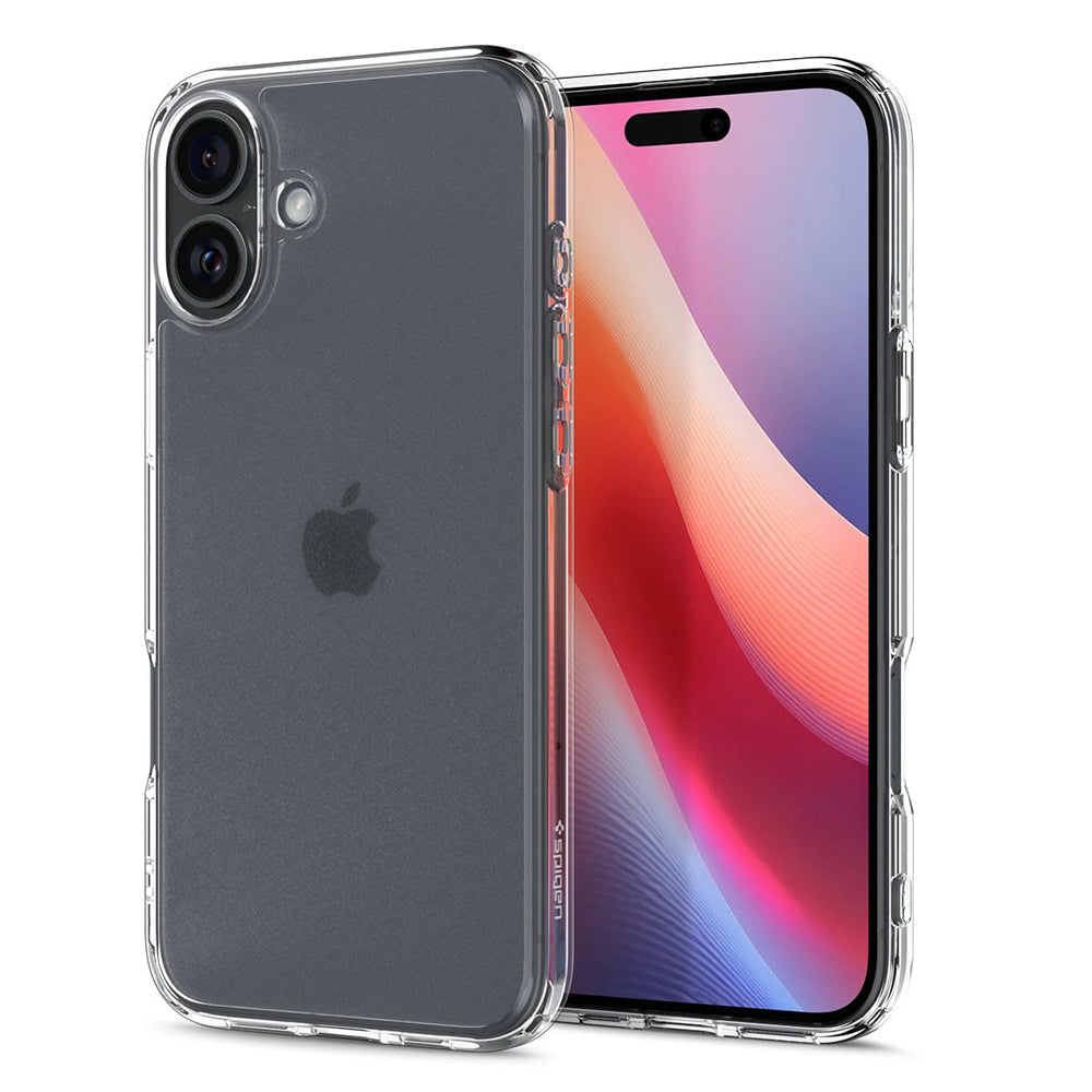 Funda para Apple iPhone 16, Spigen, Ultra Hybrid, Transparencia Satinada