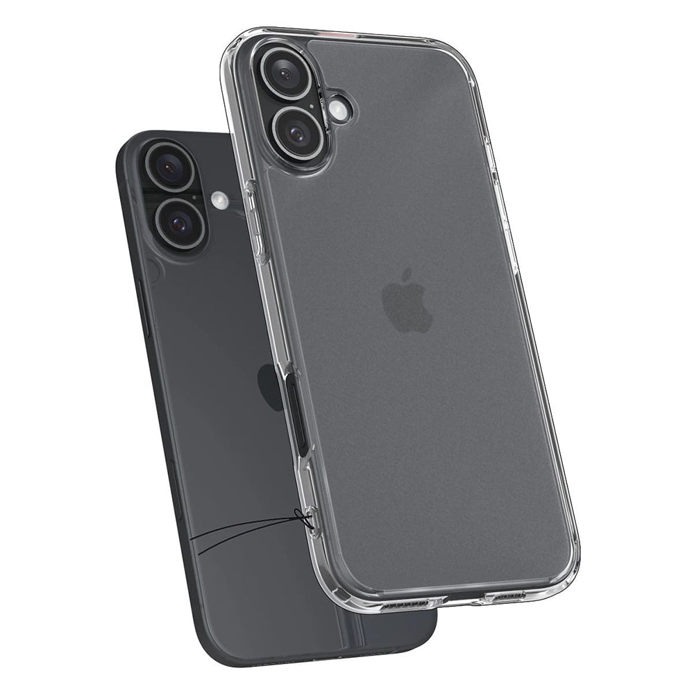 Funda para Apple iPhone 16, Spigen, Ultra Hybrid, Transparencia Satinada