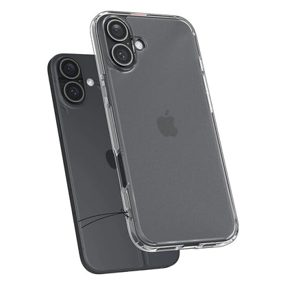 Funda para Apple iPhone 16, Spigen, Ultra Hybrid, Transparencia Satinada