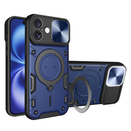 Funda para Apple iPhone 16, Techsuit, CamGuard Pro, Azul