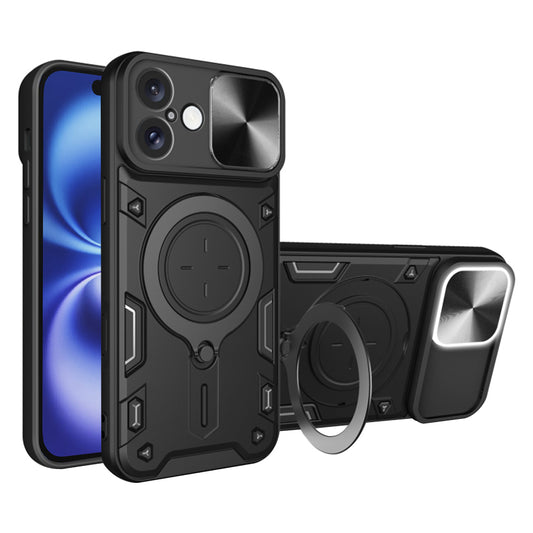 Funda para Apple iPhone 16, Techsuit, CamGuard Pro, Negra