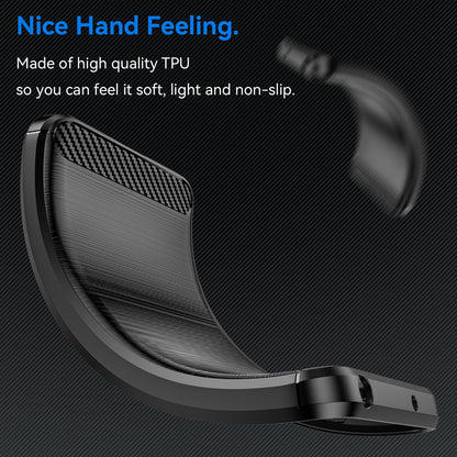 Funda para Apple iPhone 16, Techsuit, Carbono, Negra