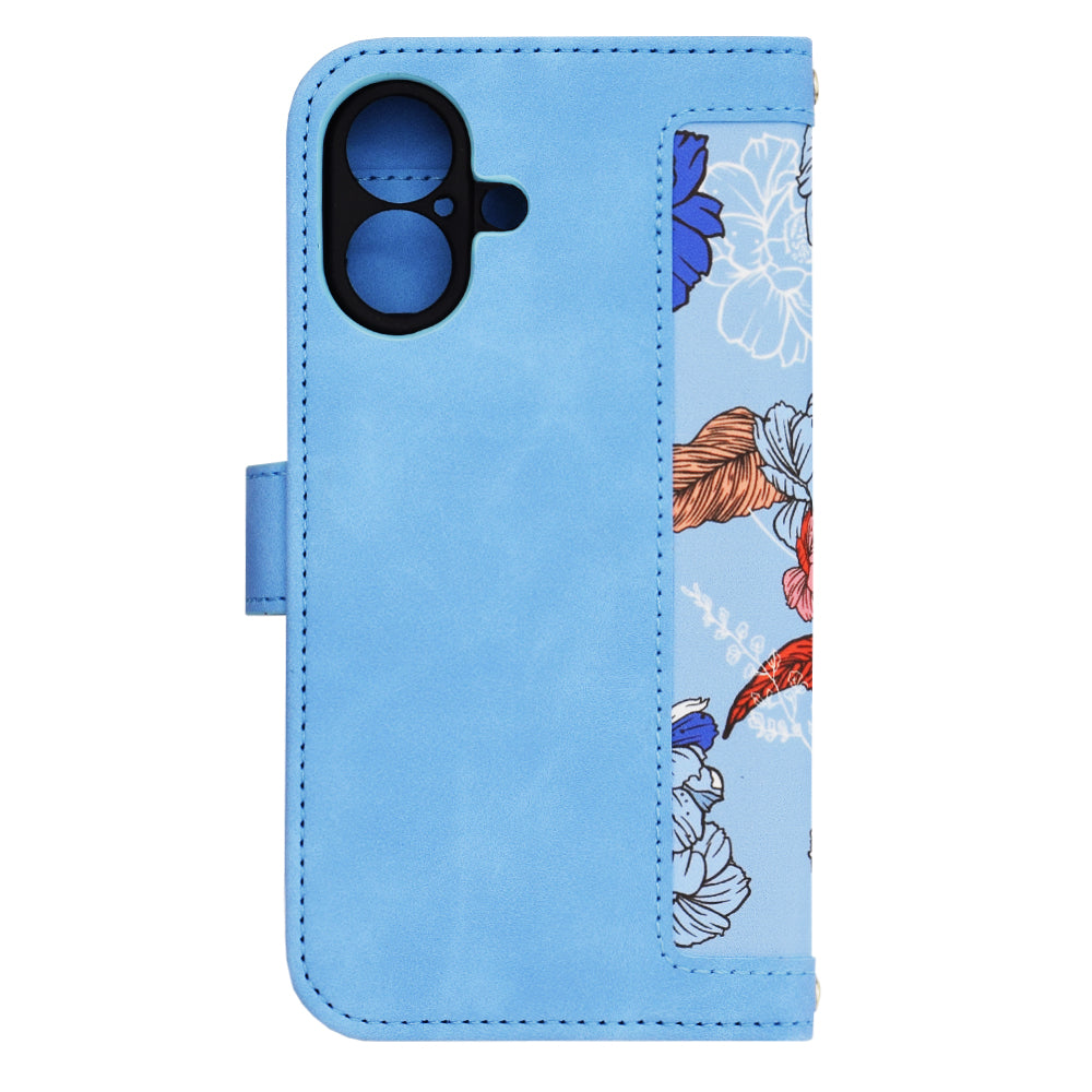 Funda para Apple iPhone 16, Techsuit, FlipCraft, Azul