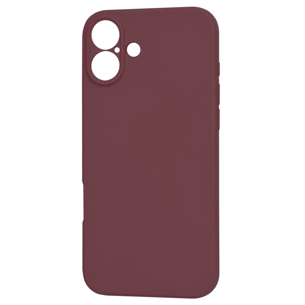 Funda para Apple iPhone 16, Techsuit, SoftFlex, Cereza