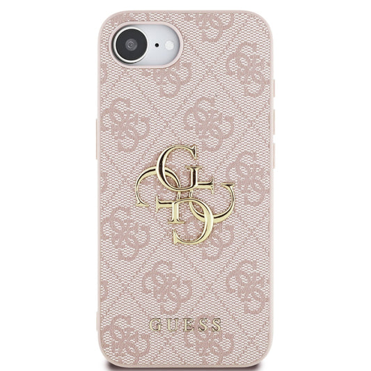 Funda para Apple iPhone 16e, Guess, 4G Big Logo, Rosa