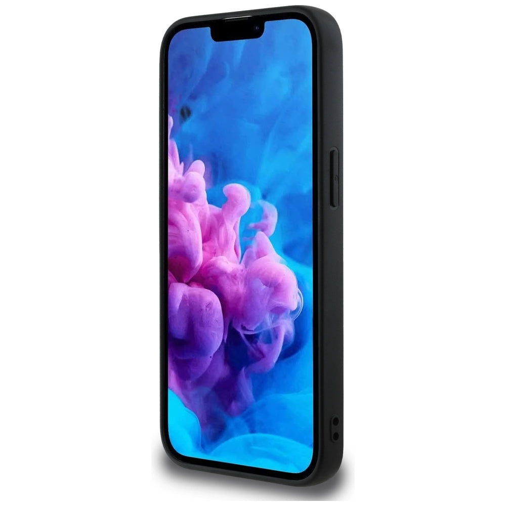 Funda para Apple iPhone 16e, Guess, 4G Script Logo, Negra