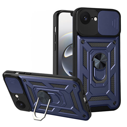 Funda para Apple iPhone 17e / 16e, Techsuit, CamShield, Azul