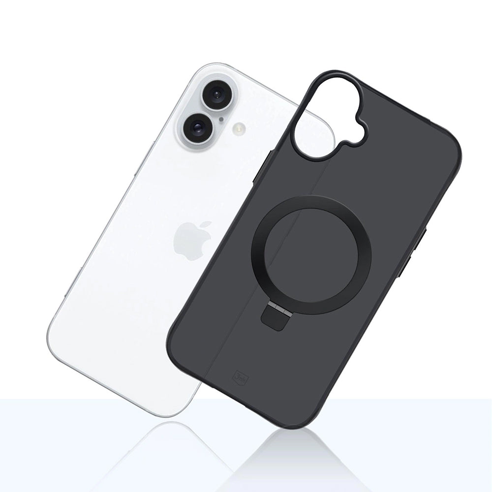 Funda para Apple iPhone 17, 3MK, Smoke MagStand, Negra