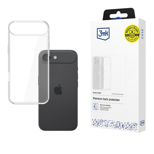 Funda para Apple iPhone 17 Air, 3MK, Armor, Transparente