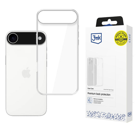Funda para Apple iPhone 17 Air, 3MK, Clear, Transparente