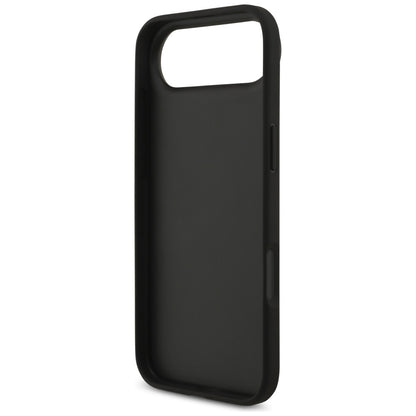Funda para Apple iPhone 17 Air, Guess, 4G Grained Big and Classic Logo, Negra