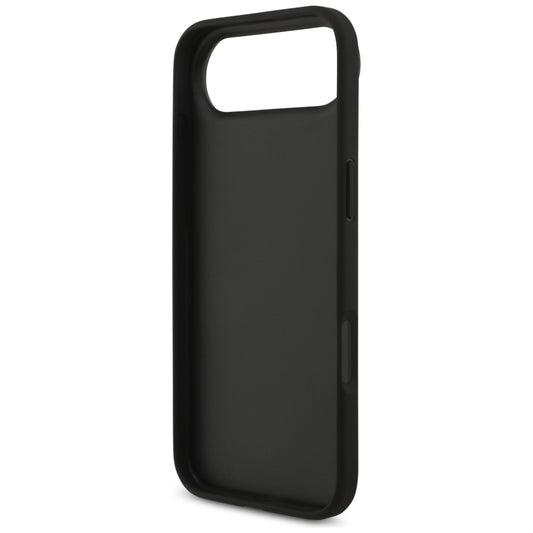 Funda para Apple iPhone 17 Air, Guess, 4G Grained Big and Classic Logo, Negra