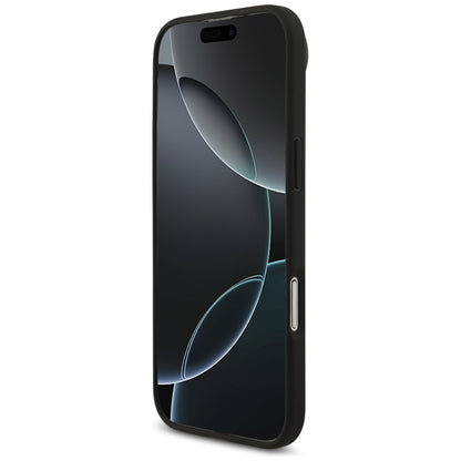 Funda para Apple iPhone 17 Air, Guess, 4G Grained Big and Classic Logo, Negra