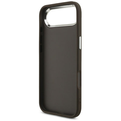 Funda para Apple iPhone 17 Air, Guess, Big 4G Logo Classic, Marrón Plateado.