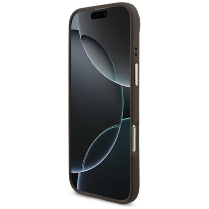 Funda para Apple iPhone 17 Air, Guess, Big 4G Logo Classic, Marrón Dorado.