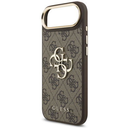 Funda para Apple iPhone 17 Air, Guess, Big 4G Logo Classic, Marrón Dorado.