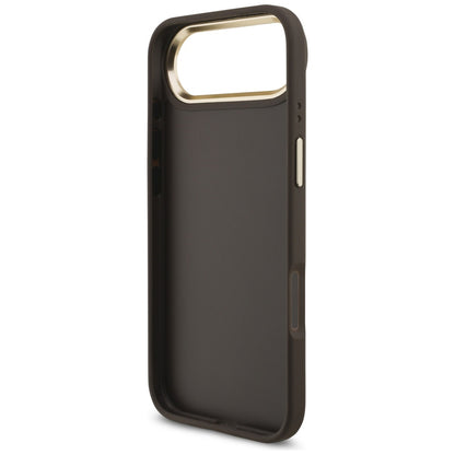 Funda para Apple iPhone 17 Air, Guess, Big 4G Logo Classic, Marrón Dorado.