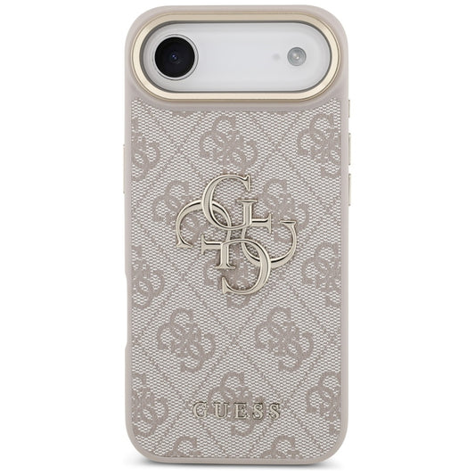 Funda para Apple iPhone 17 Air, Guess, Big 4G Logo Classic, Rosa Dorado.