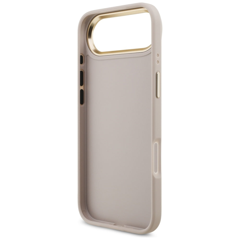 Funda para Apple iPhone 17 Air, Guess, Big 4G Logo Classic, Rosa Dorado.