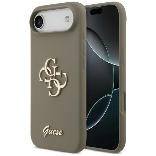 Funda para Apple iPhone 17 Air, Guess, Big 4G Script, Marrón
