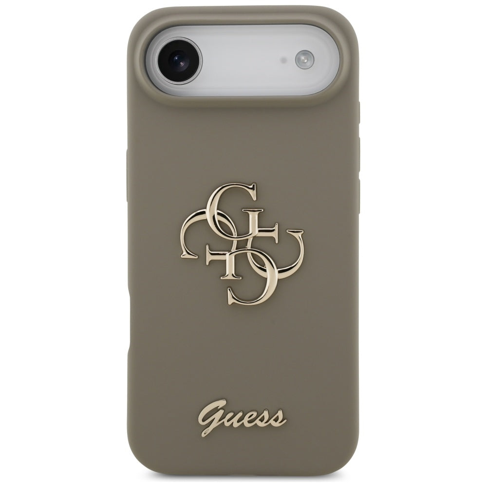 Funda para Apple iPhone 17 Air, Guess, Big 4G Script, Marrón