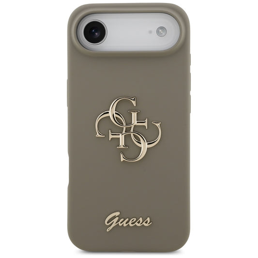 Funda para Apple iPhone 17 Air, Guess, Big 4G Script, Marrón