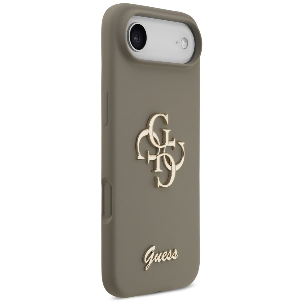 Funda para Apple iPhone 17 Air, Guess, Big 4G Script, Marrón