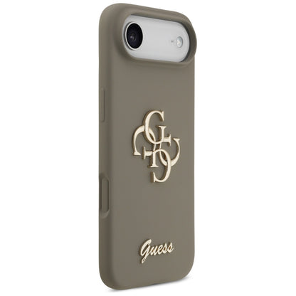 Funda para Apple iPhone 17 Air, Guess, Big 4G Script, Marrón