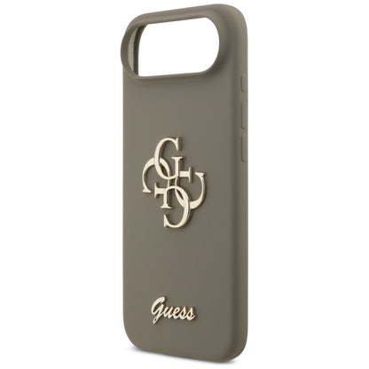 Funda para Apple iPhone 17 Air, Guess, Big 4G Script, Marrón
